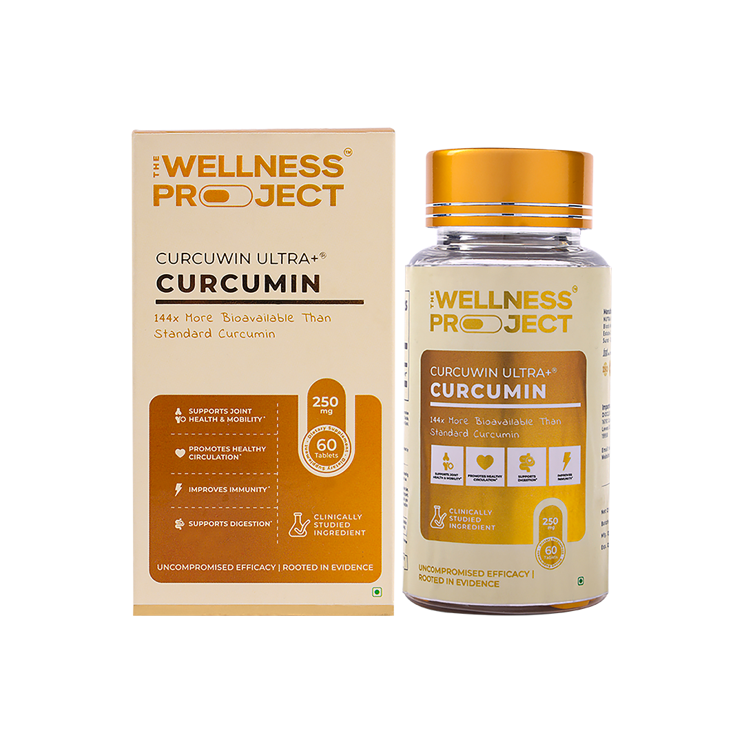 Curcin Tab Curcuwin Ultra+ Curcumin Tablets (250 mg) - 2 month pack – The Wellness ...